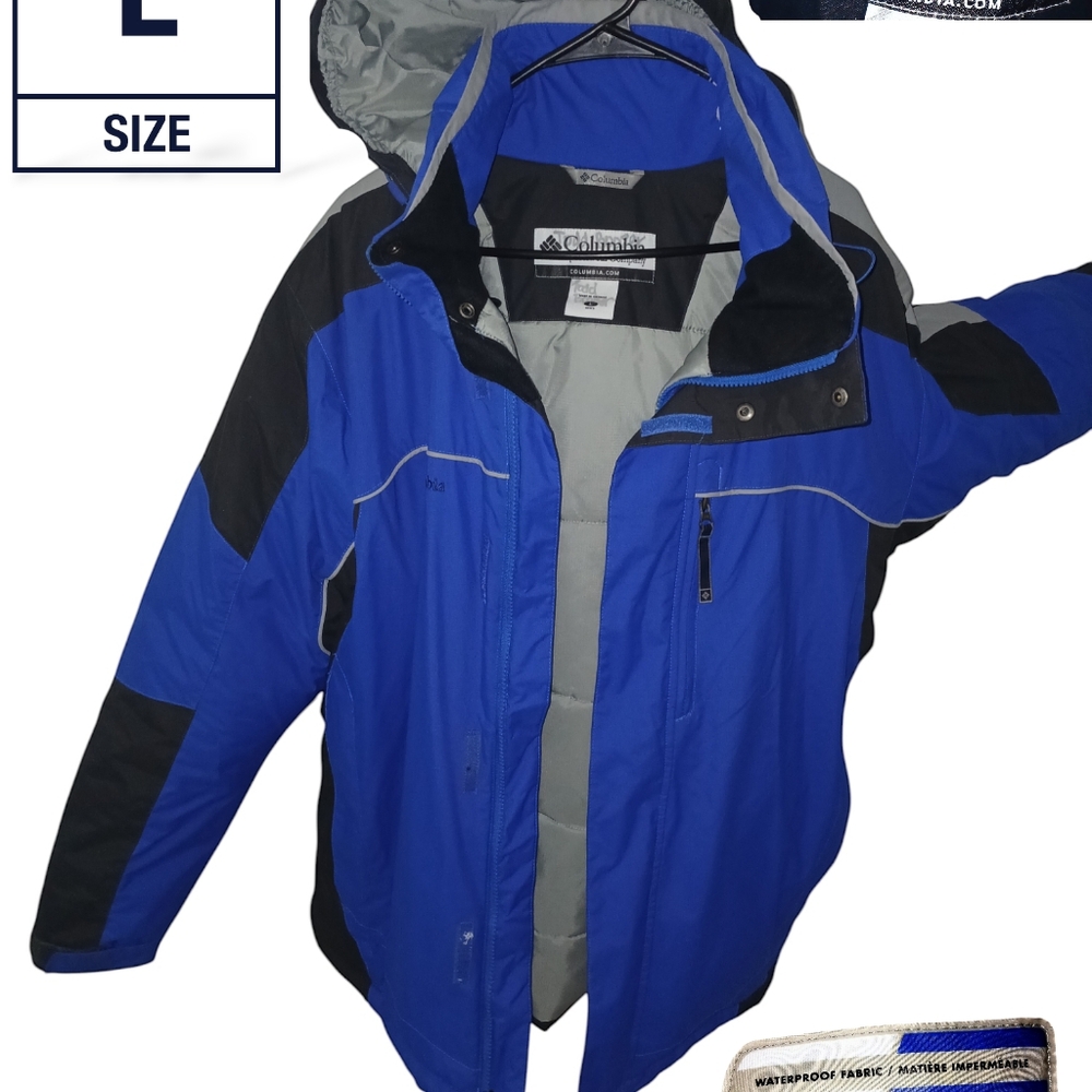Hooded Columbia jacket